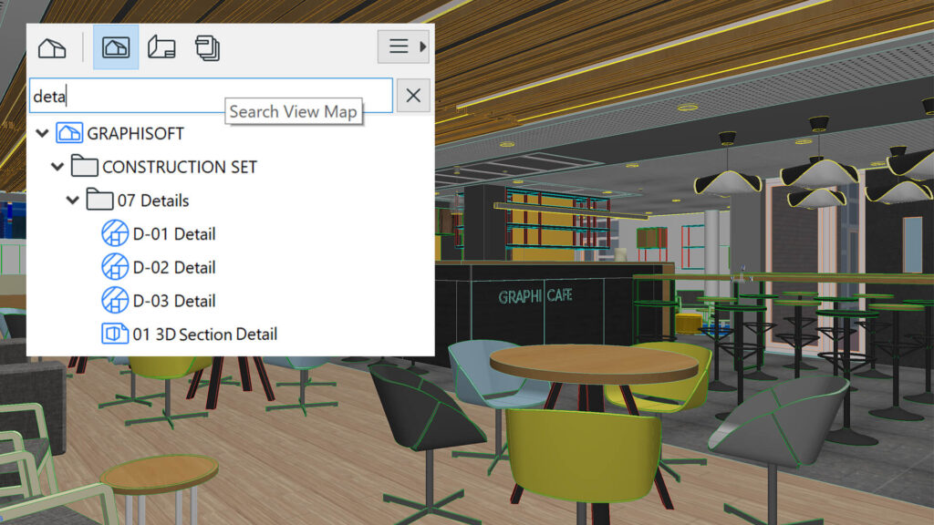 Recherche dans le Navigateur sur Archicad 26