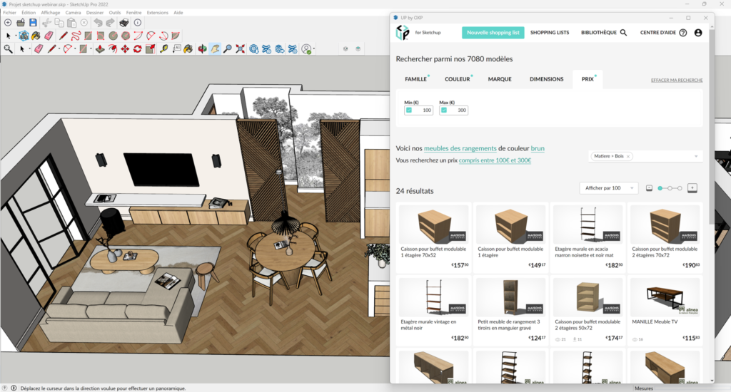 Bibliothèque Up for SketchUp