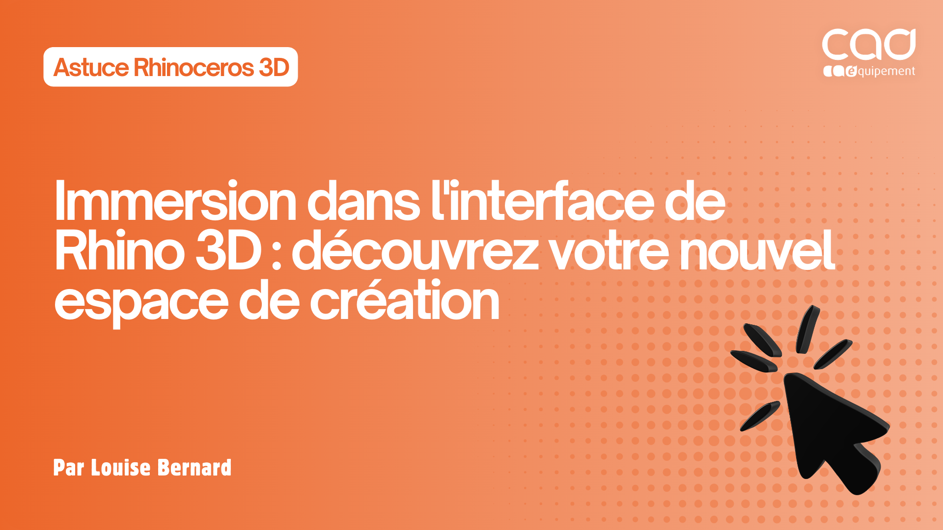 Astuce Rhinoceros 3D · Immersion dans l&rsquo;interface de Rhino 3D : découvrez votre nouvel espace de création